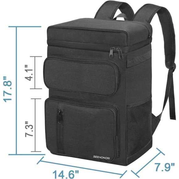 Insulated Cooler Backpack Leakproof Backpack Cooler 45 Can Large for Men Women - Picture 2 of 7